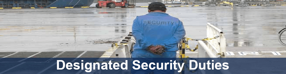 Designated Security Duties